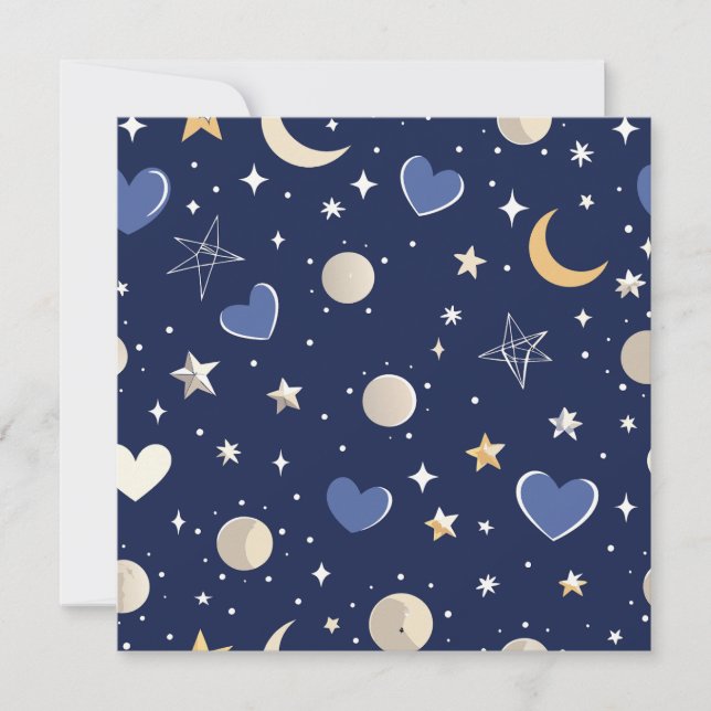 Invitation Histoire d'amour céleste (Devant)