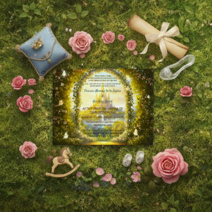 Invitation Histoire de Château de Princesse Enchantée de Cont