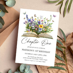 Invitation Histoire de Livre de Fleur Sauvage Chapitre Un Pre