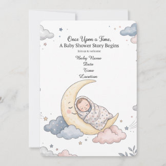 Invitation Histoire Fantaisiste Classique | Baby Shower