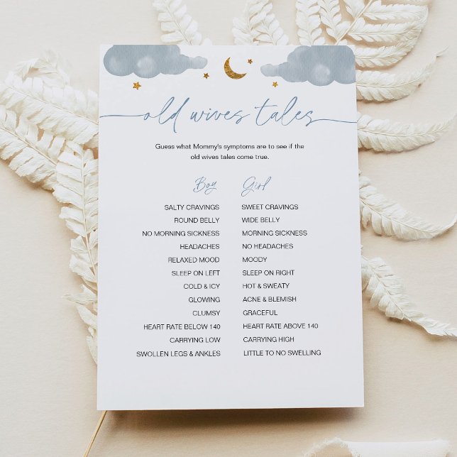 Invitation Histoires de vieilles femmes Twinkle Star Baby sho (Créateur téléchargé)