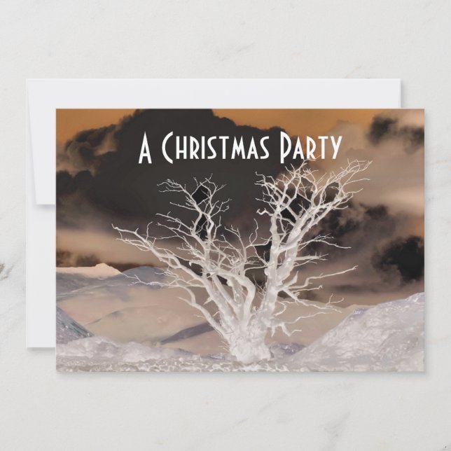 INVITATION HIVER DE LA MONTAGNE (Devant)