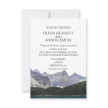 Hiver Mariage campagnard Rocky Mountain Lake