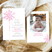 Hiver ONE derland Flamme de neige premier annivers