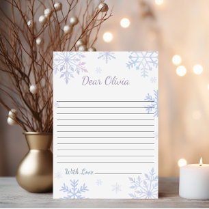 Invitation Hiver Onederland First Birday Time Capsule Card