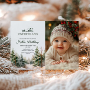 Invitation Hiver Onederland Premier anniversaire Photo