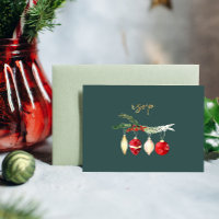 Hiver Vintage Aquarelle Ornament Mariage RSVP
