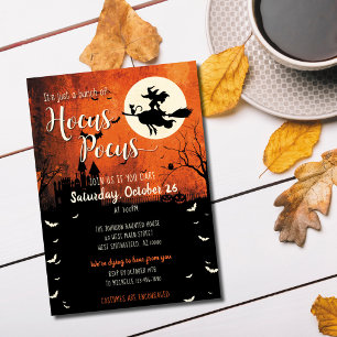 Invitation Hocus Pocus Halloween