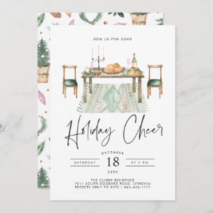 Invitation Holiday Cheer Soirée de Noël