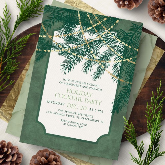 Invitation Holiday Cocktail Party (Créateur téléchargé)