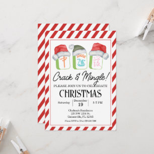 Invitation Holiday Mahjong Party Editable Invitation, Mahjong