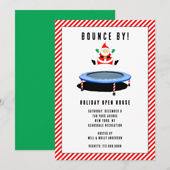 Invitation Holiday Open House (Devant / Derrière)