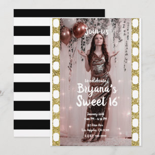 Invitation Hollywood Film Film Cinéma Photographie Sweet 16