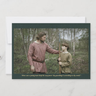 Invitation Holy Card | Vratislaus with Wenceslaus