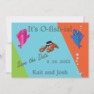 Invitation Homard Homard Mariage Poisson Thème