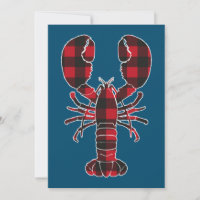 Homard Rouge Plaid Buffalo Correspondance famille 
