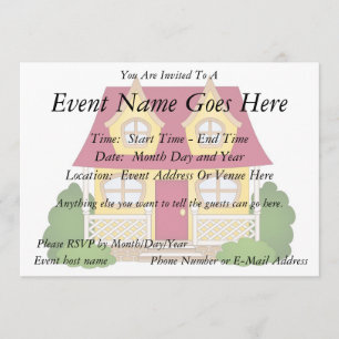 Invitation Home Sweet Home - Jour