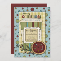 Homespun Country Christmas Christmas Cookie Exchan