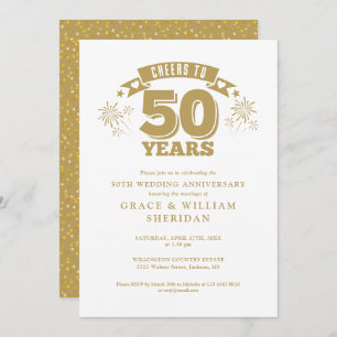 Invitation Hommage Au 50ème Anniversaire Du Mariage