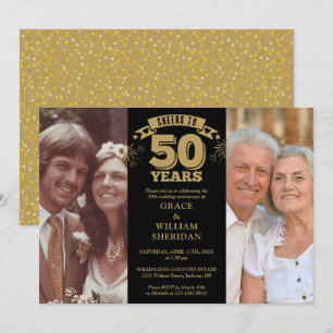 Invitation Hommage Au 50ème Anniversaire Mariage 2 Photo