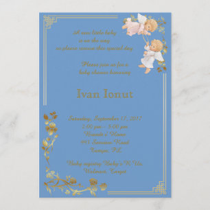 Invitation Hommage Baby shower
