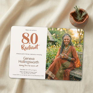 Invitation Hommage de photo pour le 80e anniversaire
