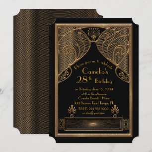 Invitation Homme de femme d'invitation de fête