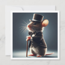 Homme de souris, fête d'anniversaire de souris