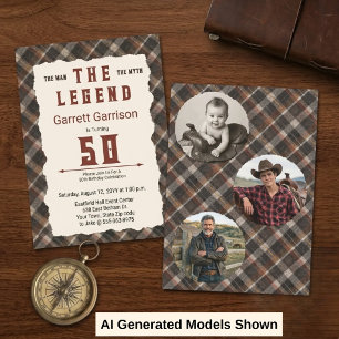 Invitation Homme Mythe Légende Moderne Bourguignon Carreaux 5