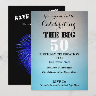 Invitation Hommes - Célébration du BIG 50 -