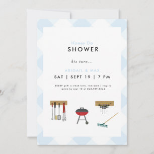 Invitation Honey Do Couples Wedding shower bleu
