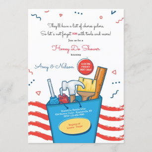 Invitation Honey Do Shower