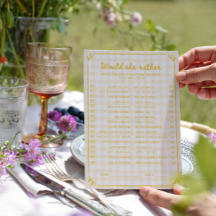 Invitation Honey Fête des mariées Voudrait-Elle Plutôt Game C