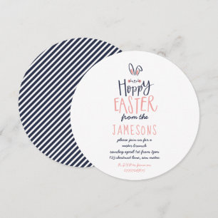 INVITATION HOPPY EASTER BUNNY