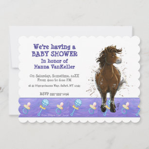 Invitation Horaire de la fête Appaloosa Horse