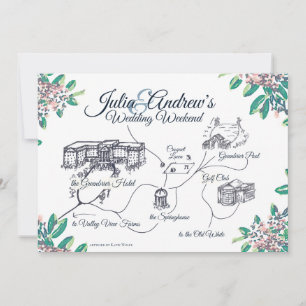 Invitation Horaire d'ouverture de la nuit pour Julia