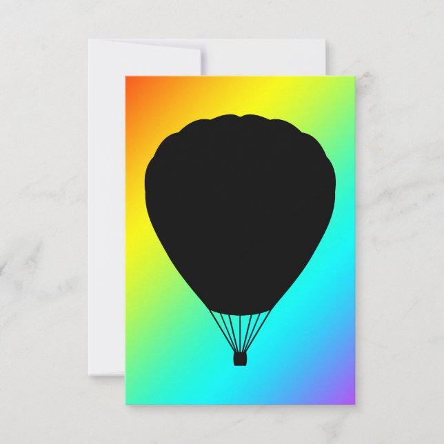 Invitation hot air balloon (Devant)