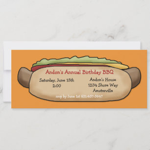 Invitation Hot Dog