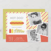 HOT DOG! Photo Enfants modernes Collage Anniversai