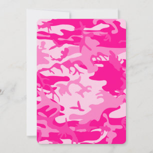 Invitation hot pink