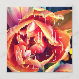 Invitation Hôtesse avec le Mostest !Carte de remerciements