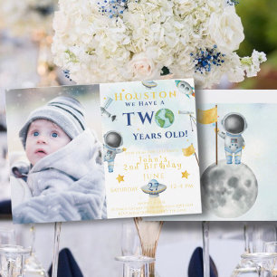 Invitation Houston Nous Avons Deux Ans Astronaute Spatiale