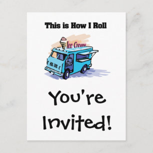 Invitation How I Roll (Camion de Glace)