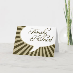 Invitation Howdy, partenaire ! : b