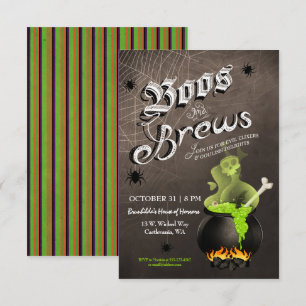 Invitation Hue et brasse l'invitation de cocktail de