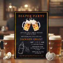 Huggies et chouggies Baby shower de fête de la biè