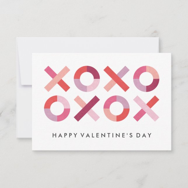 Invitation Huiles + Baisers Classroom Valentine - Blush (Devant)