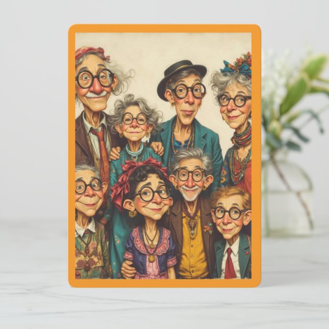 Invitation Humorous Party Invite | Retirement Birthday  (Debout devant)