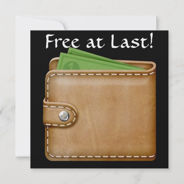 Invitation Humour de divorce - SRF (Devant)