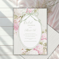 Hydrangees roses blancs Shower de mariage vert sau